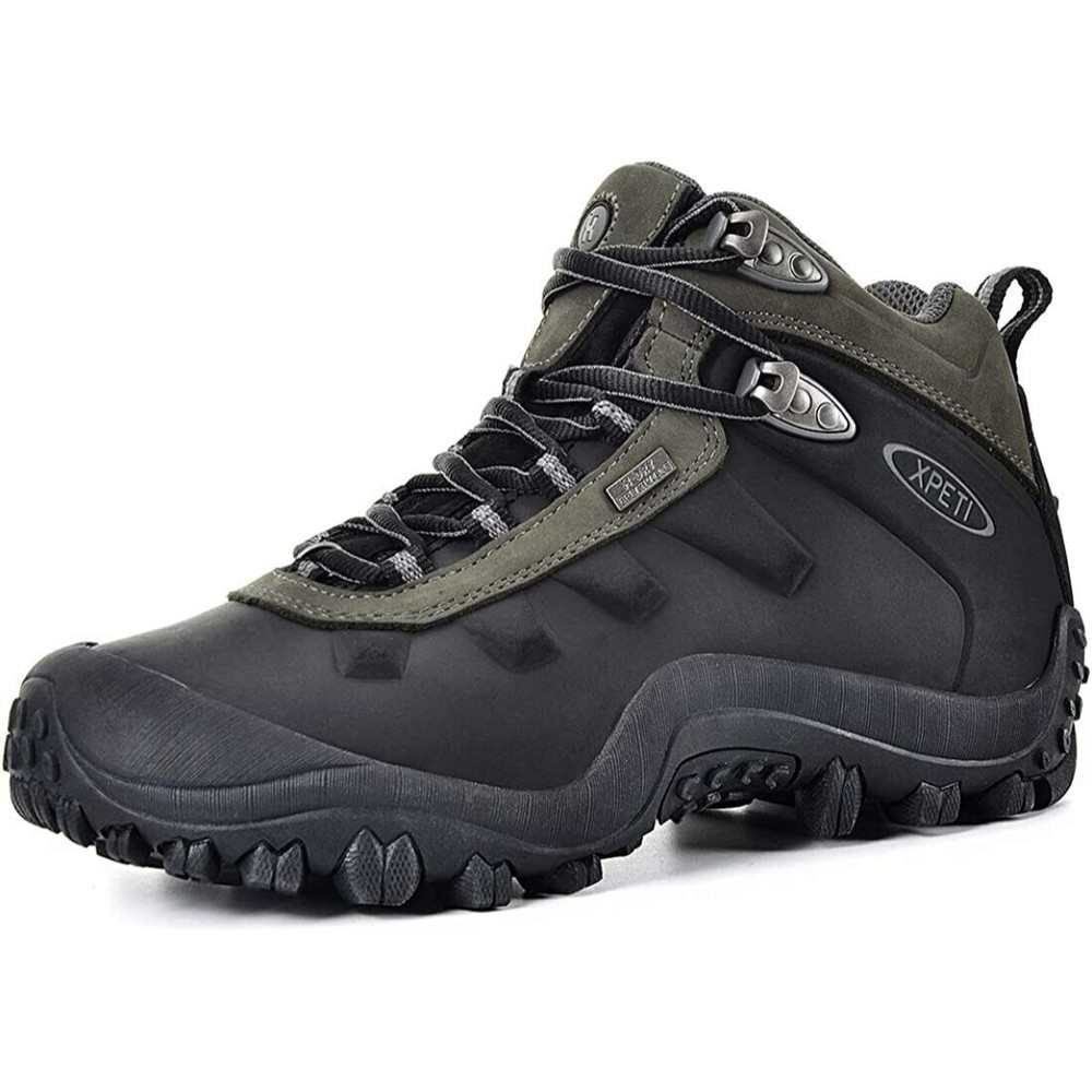 XPETI Men’s Highland Waterproof Leather Hiking Boot (Size US 12, UK 11, EURO 46)